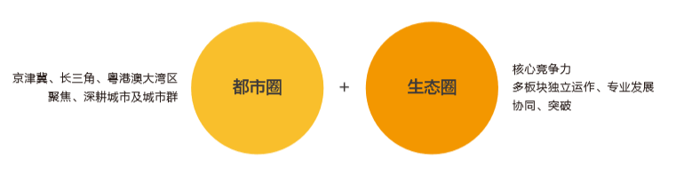鴻坤的雙圈戰(zhàn)略示意圖